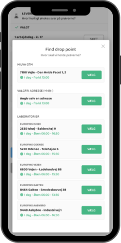 Phone drop points Phone drop points